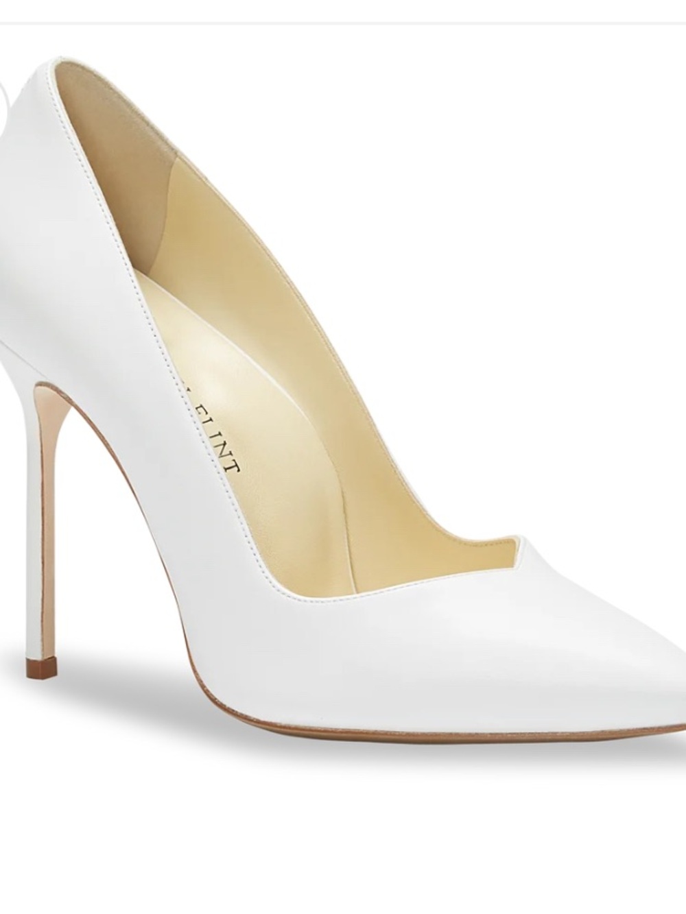 Sarah Flint Perfect Pump 100 White  Calf